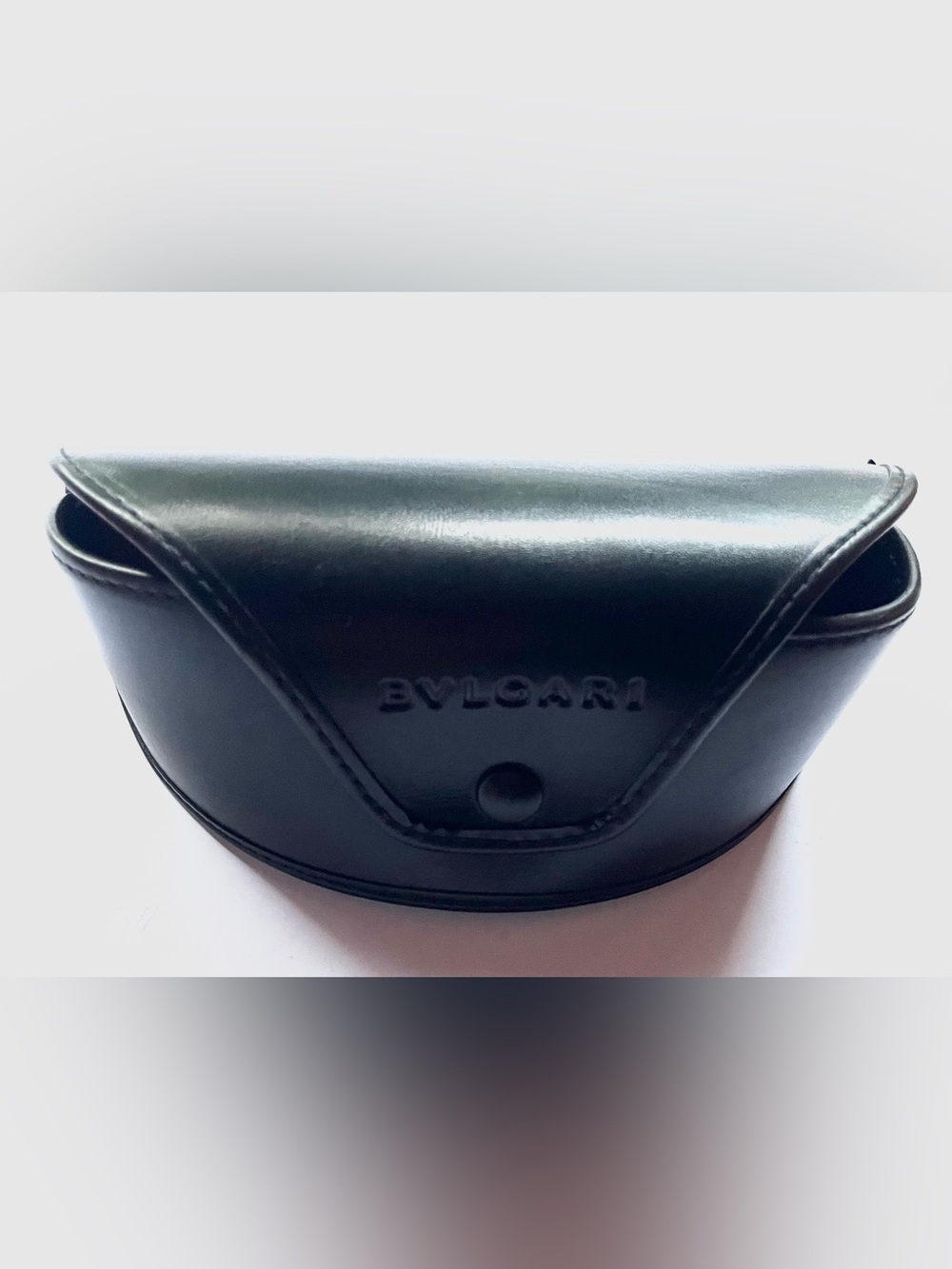 Bvlgari Black Leather Sunglass Case